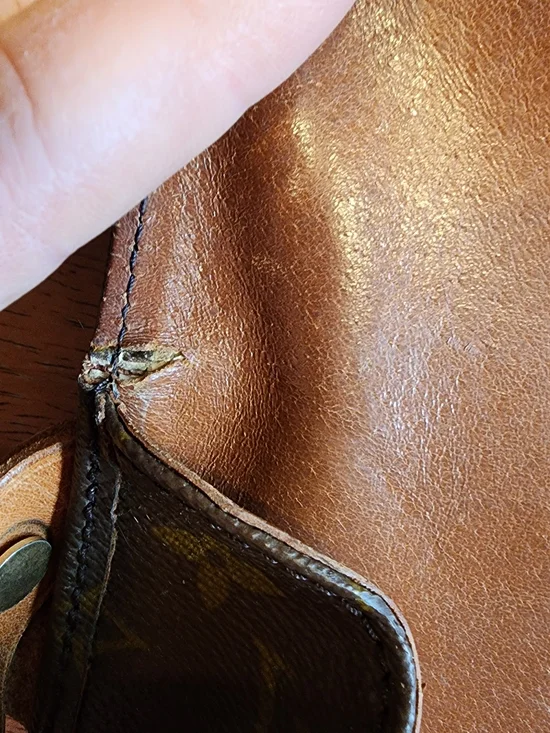 Louis Vuitton Cartouchiere Shoulder Bag MM Brown Leather - Picture 14 of 16